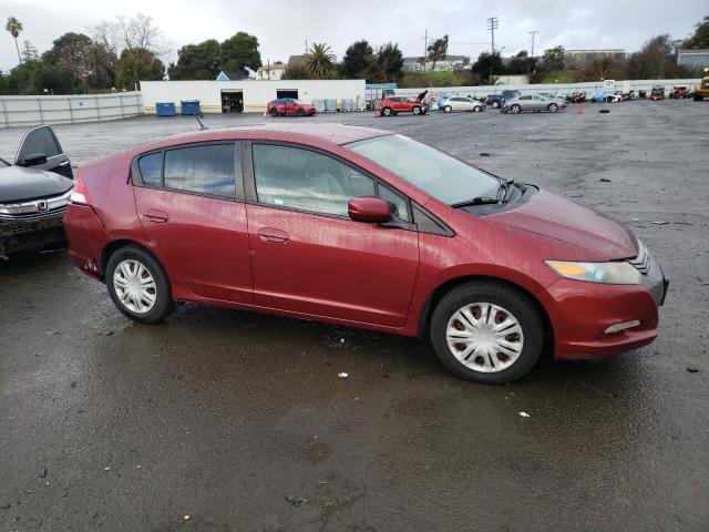 JHMZE2H58AS004905 - 2010 HONDA INSIGHT LX RED photo 4