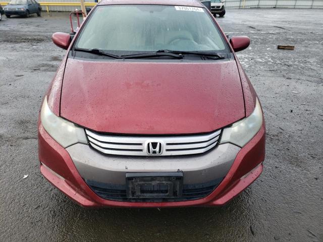 JHMZE2H58AS004905 - 2010 HONDA INSIGHT LX RED photo 5