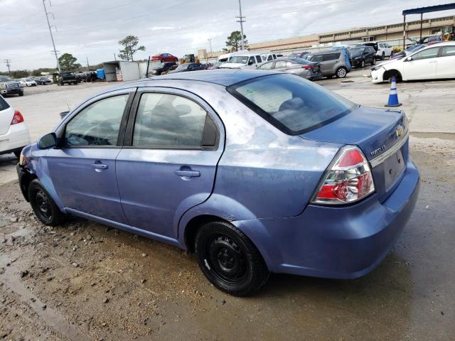 KL1TD56E49B607626 - 2009 CHEVROLET AVEO LS Mavi foto 2