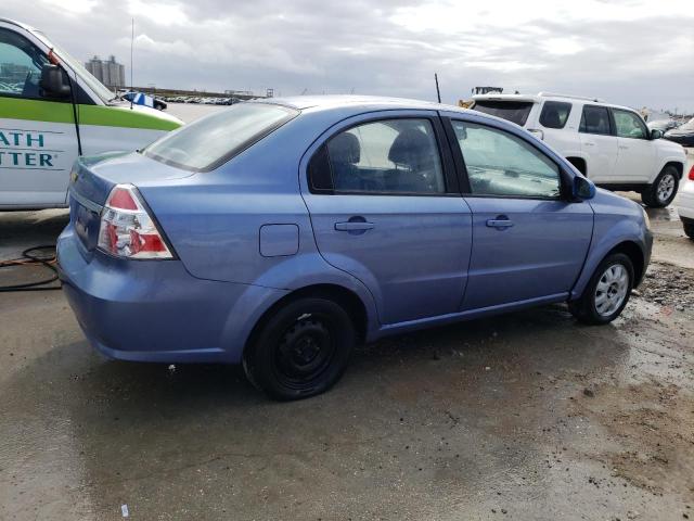 KL1TD56E49B607626 - 2009 CHEVROLET AVEO LS BLUE photo 3