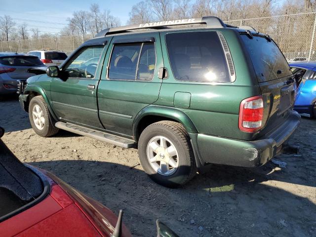 JN8DR09Y82W721056 - 2002 NISSAN PATHFINDER LE GREEN photo 2