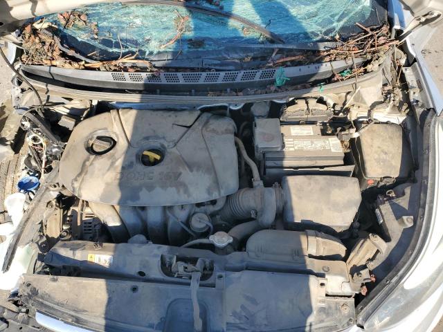 5NPDH4AE5EH460633 - 2014 HYUNDAI ELANTRA SE SILVER photo 11