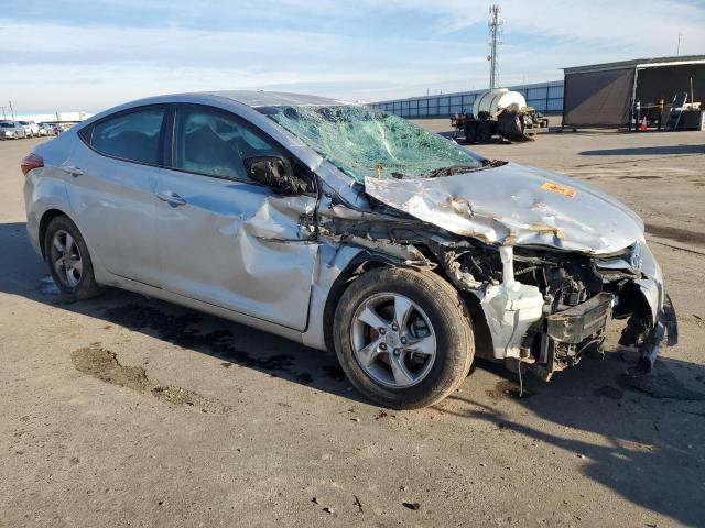 5NPDH4AE5EH460633 - 2014 HYUNDAI ELANTRA SE SILVER photo 4