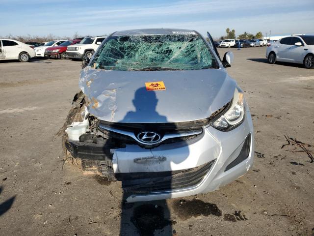 5NPDH4AE5EH460633 - 2014 HYUNDAI ELANTRA SE SILVER photo 5