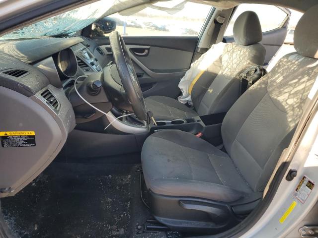 5NPDH4AE5EH460633 - 2014 HYUNDAI ELANTRA SE SILVER photo 7