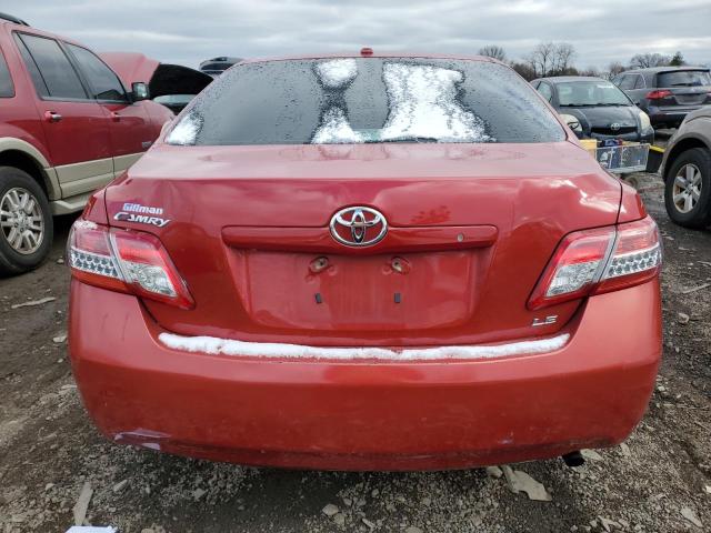 4T1BF3EK3AU030747 - 2010 TOYOTA CAMRY BASE MAROON photo 6