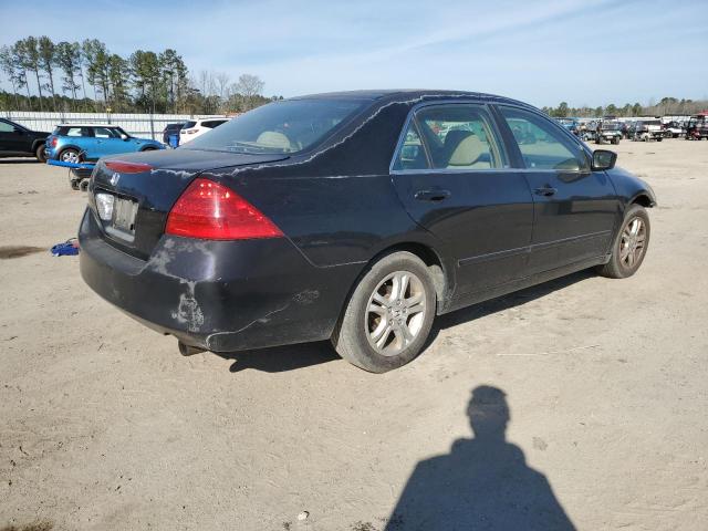 1HGCM56307A212273 - 2007 HONDA ACCORD SE BLACK photo 3