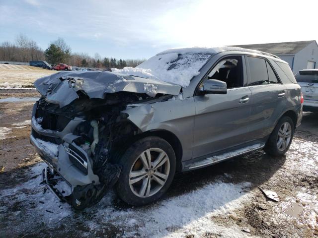 4JGDA5HB8FA463410 - 2015 MERCEDES-BENZ ML 350 4MATIC SILVER photo 1