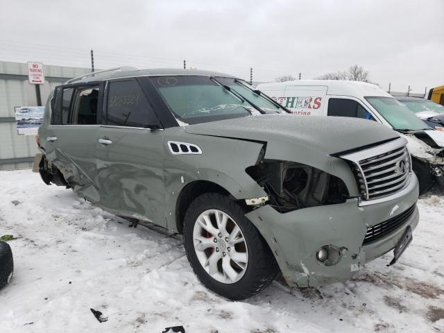 JN8AZ2NE9B9002312 - 2011 INFINITI QX56 GREEN photo 4