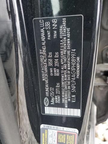 5NPLP4AG1PH089974 - 2023 HYUNDAI ELANTRA LIMITED BLACK photo 12