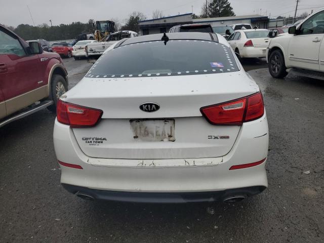 5XXGN4A76EG300229 - 2014 KIA OPTIMA EX WHITE photo 6