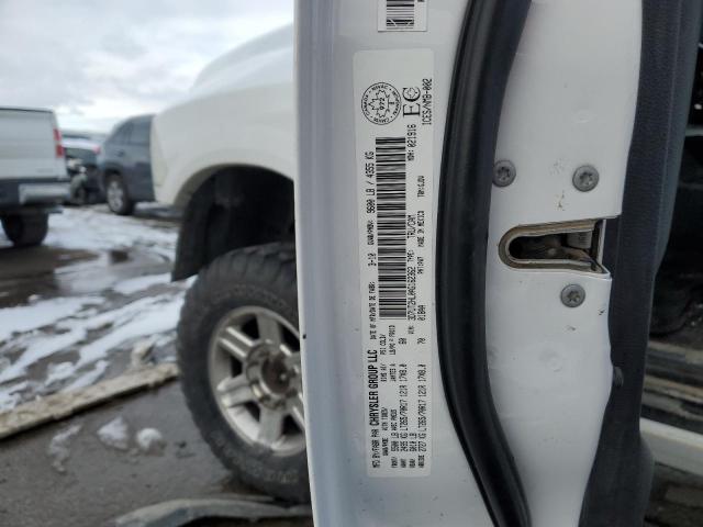 3D7UT2HL0AG162362 - 2010 DODGE RAM 2500 WHITE photo 12