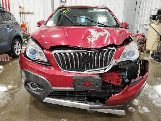 KL4CJBSB8EB639320 - 2014 BUICK ENCORE CONVENIENCE RED photo 5