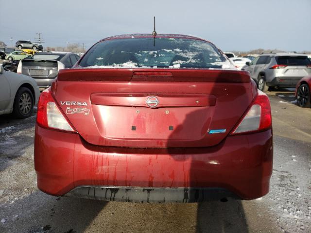 3N1CN7AP4GL894510 - 2016 NISSAN VERSA S RED photo 6