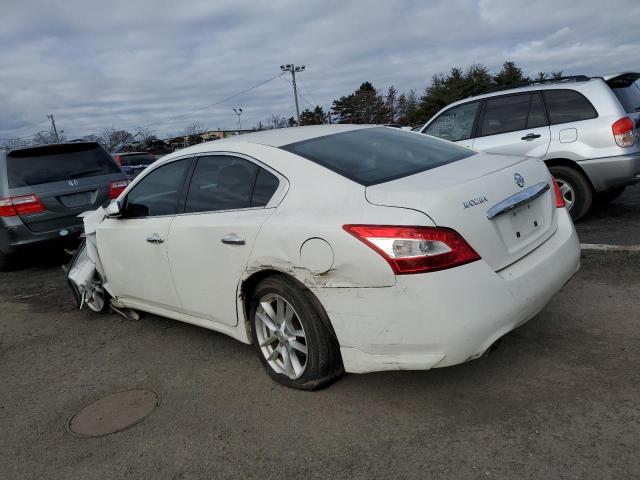 1N4AA51E99C816604 - 2009 NISSAN MAXIMA S WHITE photo 2