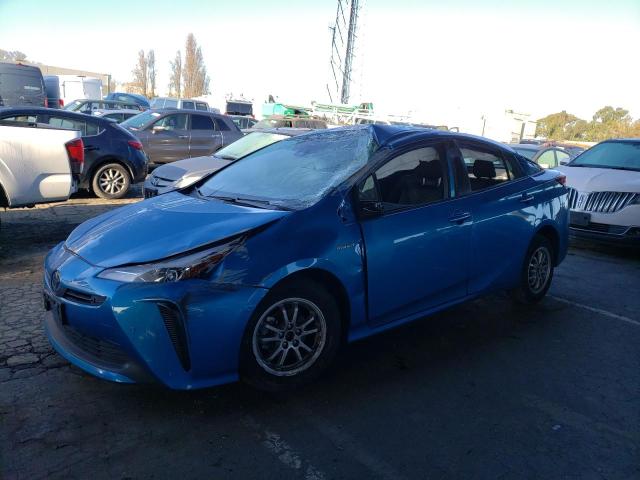 JTDKARFU0L3111901 - 2020 TOYOTA PRIUS L BLUE photo 1