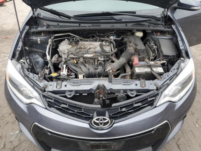 2T1BURHE4GC705000 - 2016 TOYOTA COROLLA L GRAY photo 11