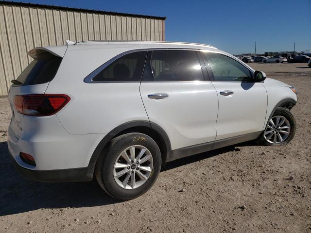 5XYPG4A3XKG562060 - 2019 KIA SORENTO L WHITE photo 3