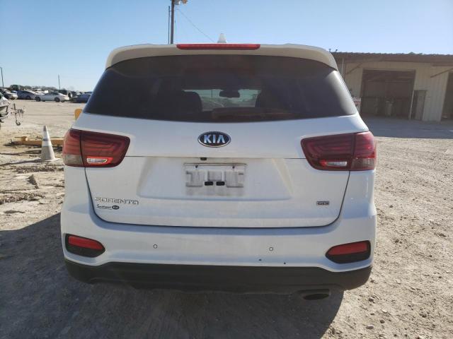 5XYPG4A3XKG562060 - 2019 KIA SORENTO L WHITE photo 6