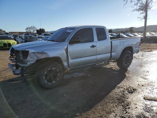 5TETX22N77Z338972 - 2007 TOYOTA TACOMA ACCESS CAB SILVER photo 1