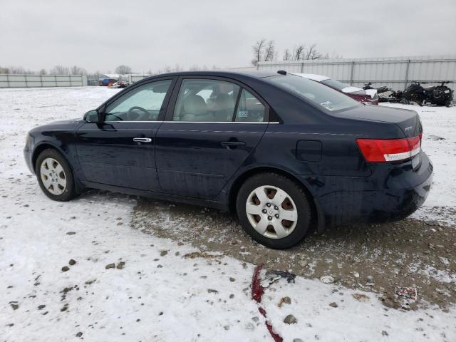 5NPET46C48H301049 - 2008 HYUNDAI SONATA GLS BLUE photo 2