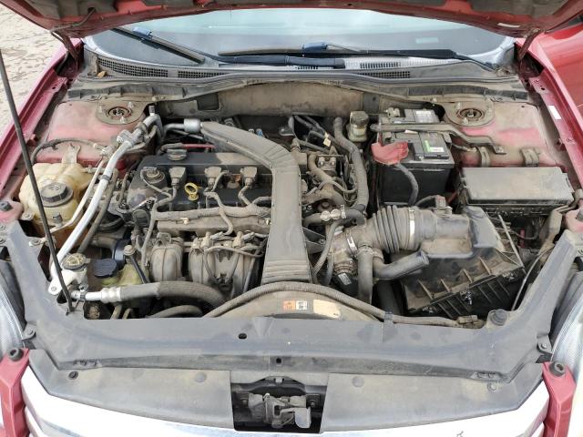3FAHP06Z97R202193 - 2007 FORD FUSION S RED photo 11