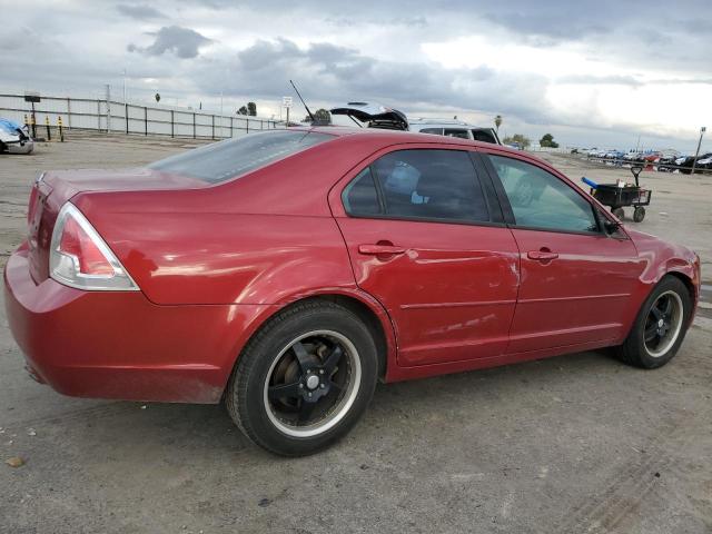 3FAHP06Z97R202193 - 2007 FORD FUSION S RED photo 3