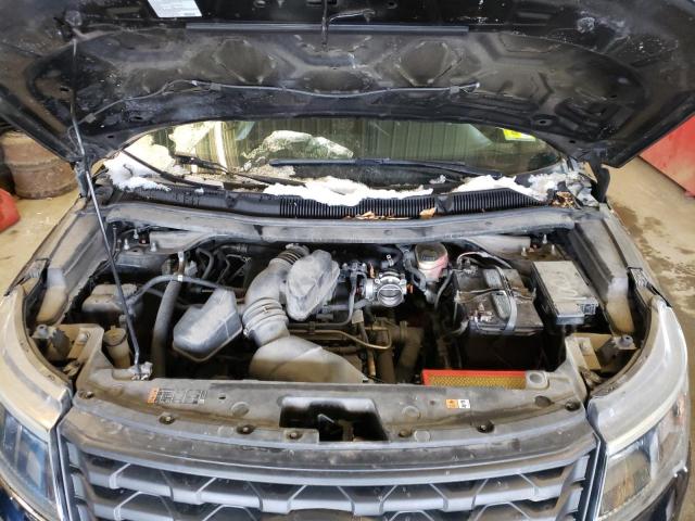 1FM5K8AR7HGA77474 - 2017 FORD EXPLORER POLICE INTERCEPTOR TWO TONE photo 12