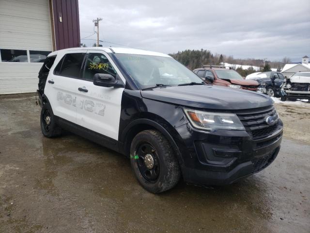 1FM5K8AR7HGA77474 - 2017 FORD EXPLORER POLICE INTERCEPTOR TWO TONE photo 4