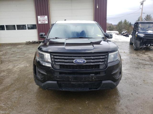 1FM5K8AR7HGA77474 - 2017 FORD EXPLORER POLICE INTERCEPTOR TWO TONE photo 5