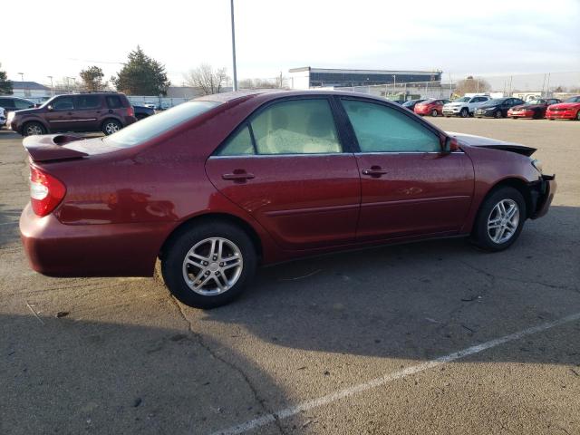 4T1BE32K03U188439 - 2003 TOYOTA CAMRY LE RED photo 3