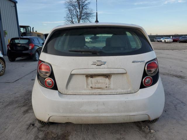 1G1JA6SH2E4171039 - 2014 CHEVROLET SONIC LS WHITE photo 6