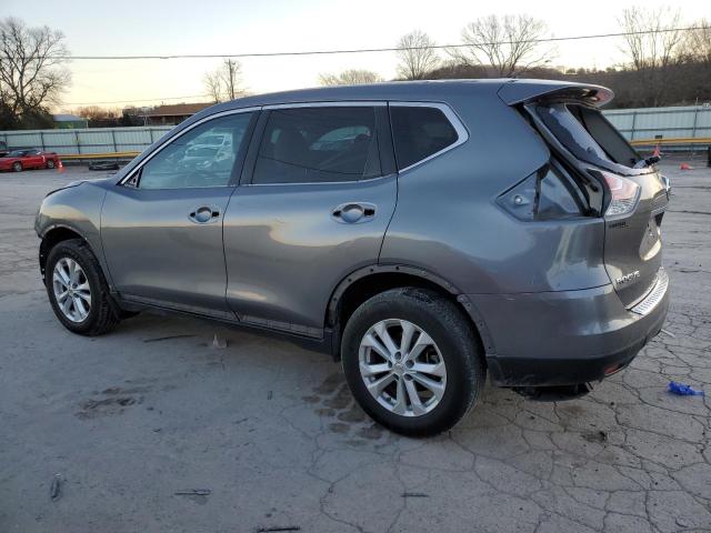 KNMAT2MT8GP661403 - 2016 NISSAN ROGUE S GRAY photo 2