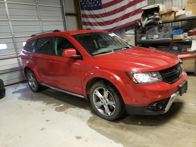 3C4PDDGG7HT513936 - 2017 DODGE JOURNEY CROSSROAD RED photo 4