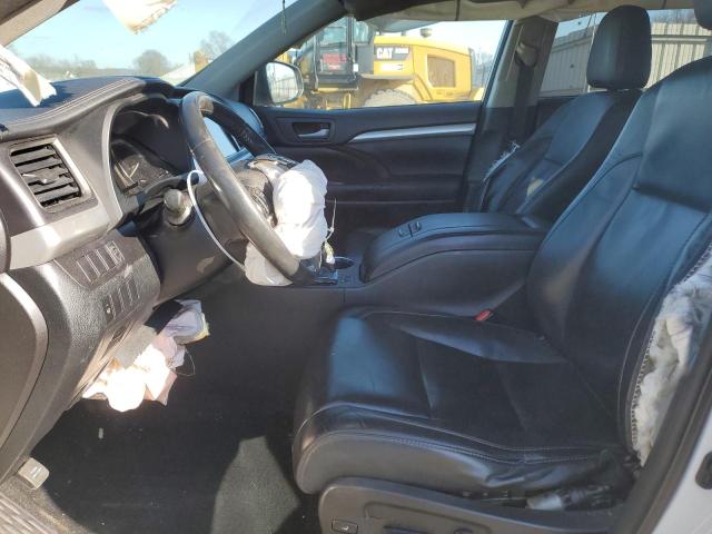 5TDJKRFH4GS272848 - 2016 TOYOTA HIGHLANDER XLE WHITE photo 7