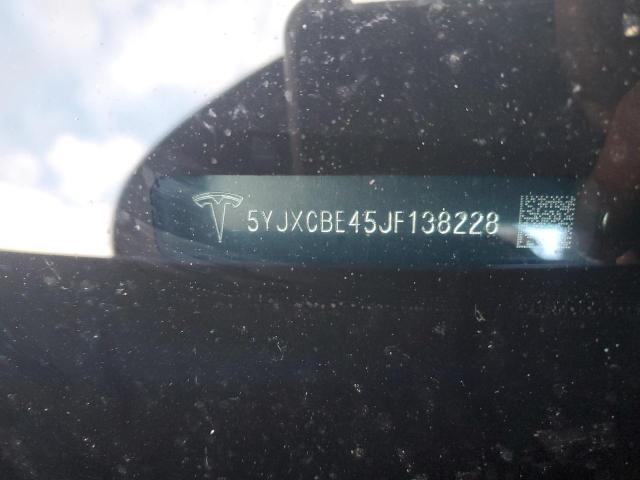 5YJXCBE45JF138228 - 2018 TESLA MODEL X BLUE photo 12