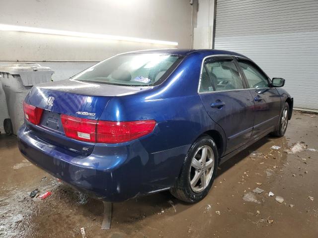 1HGCM56785A077656 - 2005 HONDA ACCORD EX BLUE photo 3