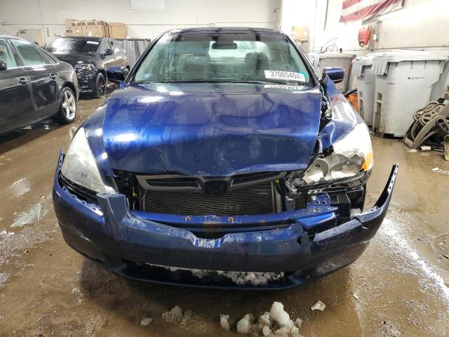 1HGCM56785A077656 - 2005 HONDA ACCORD EX BLUE photo 5