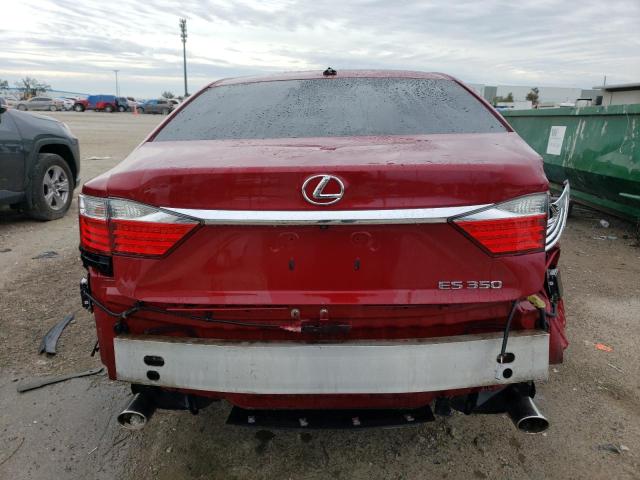 JTHBK1GG8D2065912 - 2013 LEXUS ES 350 RED photo 6