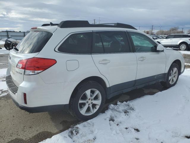 4S4BRCLC4E3292288 - 2014 SUBARU OUTBACK 2.5I LIMITED WHITE photo 3