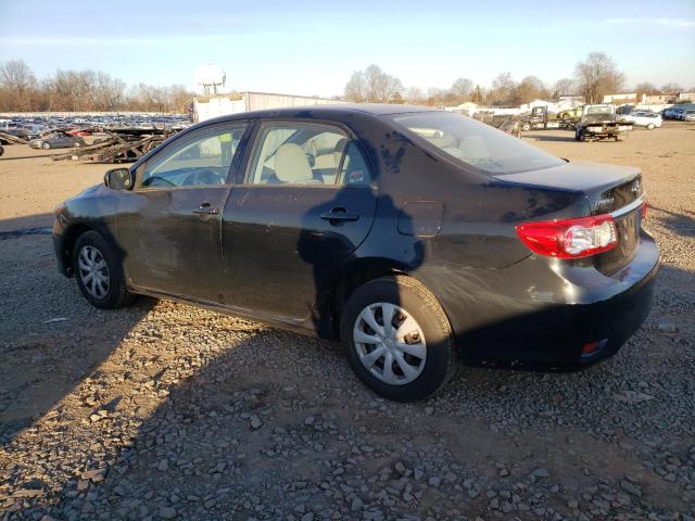 2T1BU4EE8BC656951 - 2011 TOYOTA COROLLA BASE BLACK photo 2