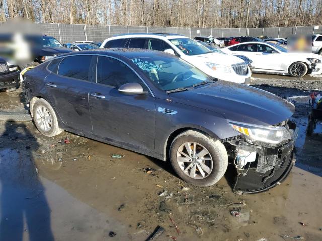 KNAGT4L31H5137625 - 2017 KIA OPTIMA LX GRAY photo 4