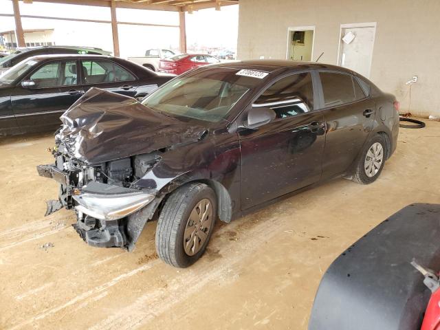 3KPA24AB0JE060357 - 2018 KIA RIO LX BLACK photo 1