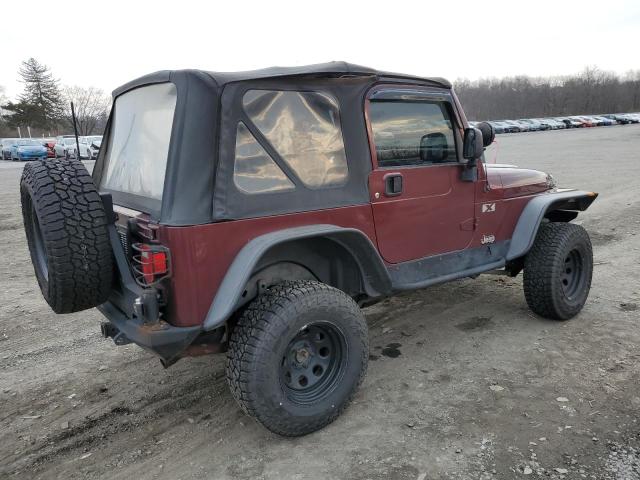 1J4FA39SX3P326827 - 2003 JEEP WRANGLER COMMANDO MAROON photo 3