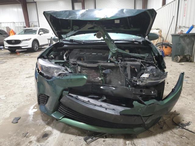 2T1BURHE9EC007169 - 2014 TOYOTA COROLLA L GREEN photo 5