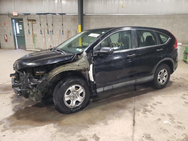 2HKRM4H37EH635843 - 2014 HONDA CR-V LX BLACK photo 1