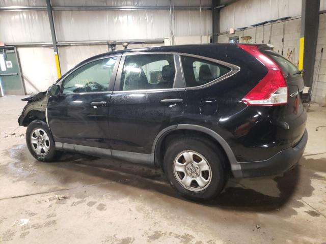 2HKRM4H37EH635843 - 2014 HONDA CR-V LX BLACK photo 2