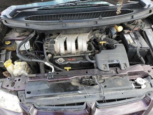 1B4GP54L2VB227520 - 1997 DODGE GRAND CARA LE BURGUNDY photo 12