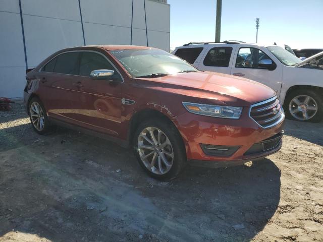 1FAHP2F85EG152271 - 2014 FORD TAURUS LIMITED RED photo 4