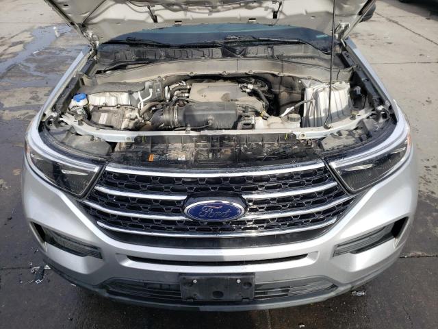 1FMSK8DH0LGD05927 - 2020 FORD EXPLORER XLT SILVER photo 12